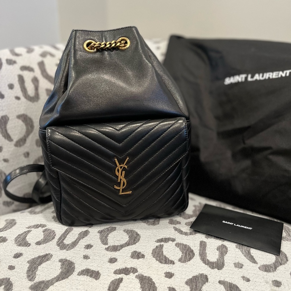 💯 Authentic YSL Joe Backpack Like New